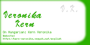 veronika kern business card